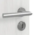 Detailansicht der Oberfläche von GARANT Doppelflügeltür inkl. Zarge Authentic Grigio GCK08 mit Lichtausschnitt LA-12