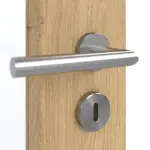 Detailansicht der Oberfläche von GARANT Doppelflügeltür inkl. Zarge Authentic Asteiche CPL mit Lichtausschnitt LA-2