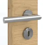 Detailansicht der Oberfläche von GARANT Doppelflügeltür inkl. Zarge Quer Authentic Asteiche CPL mit Lichtausschnitt LA-2