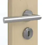 Detailansicht der Oberfläche von GARANT Doppelflügeltür inkl. Zarge Natura Ahorn GCK08 mit Lichtausschnitt LA-2