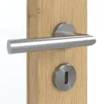 Detailansicht der Oberfläche von GARANT Doppelflügeltür inkl. Zarge Authentic Asteiche CPL mit Lichtausschnitt LA-3