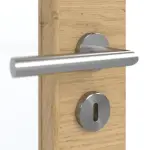 Detailansicht der Oberfläche von GARANT Doppelflügeltür inkl. Zarge Quer Authentic Asteiche GCK08 mit Lichtausschnitt LA-3