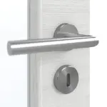 Detailansicht der Oberfläche von GARANT Doppelflügeltür inkl. Zarge Quer Authentic Grigio GCK08 mit Lichtausschnitt LA-3