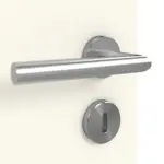 Detailansicht der Oberfläche von GARANT Doppelflügeltür inkl. Zarge 9417-60 Snow White CPL mit Lichtausschnitt LA-5 bandseitig Sprosse SP10