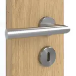 Detailansicht der Oberfläche von GARANT Doppelflügeltür inkl. Zarge Authentic Asteiche CPL mit Lichtausschnitt LA-6