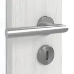 Detailansicht der Oberfläche von GARANT Doppelflügeltür inkl. Zarge Authentic Grigio GCK08 mit Lichtausschnitt LA-6