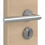 Detailansicht der Oberfläche von GARANT Doppelflügeltür inkl. Zarge Quer Authentic Achat CPL mit Lichtausschnitt LA-6