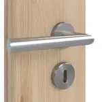 Detailansicht der Oberfläche von GARANT Doppelflügeltür inkl. Zarge Authentic Achat CPL mit Lichtausschnitt LA-6 Sprosse SP0