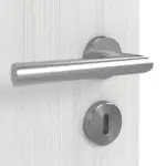 Detailansicht der Oberfläche von GARANT Doppelflügeltür inkl. Zarge Authentic Grigio CPL mit Lichtausschnitt LA-7