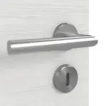 Detailansicht der Oberfläche von GARANT Doppelflügeltür inkl. Zarge Quer Authentic Grigio GCK08 mit Lichtausschnitt LA-7