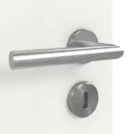 Detailansicht der Oberfläche von GARANT Doppelflügeltür inkl. Zarge Authentic Bianco GCK08 mit Lichtausschnitt LA-8