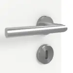 Detailansicht der Oberfläche von GARANT Doppelflügeltür inkl. Zarge U11209SD Edelweiß GHK08 mit Lichtausschnitt LA-8