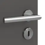 Detailansicht der Oberfläche von GARANT Doppelflügeltür inkl. Zarge 10622-60 Ebony CPL mit Lichtausschnitt LA-9