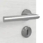 Detailansicht der Oberfläche von GARANT Doppelflügeltür inkl. Zarge Quer Authentic Grigio GCK08 mit Lichtausschnitt LA-9