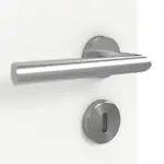 Detailansicht der Oberfläche von GARANT Doppelflügeltür inkl. Zarge U11209SD Edelweiß GHK08 mit Lichtausschnitt LA-9