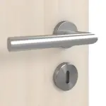 Detailansicht der Oberfläche von Doppelflügeltür Akazie hell CPL inkl. Zarge - Classen