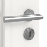 Detailansicht der Oberfläche von Doppelflügeltür 4.10 Weiß RAL 9016 CPL inkl. Zarge - Classen