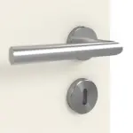 Detailansicht der Oberfläche von CLASSEN Doppelflügeltür Weiß RAL 9010 CPL 4.14 mit Zarge