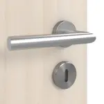 Detailansicht der Oberfläche von Doppelflügeltür LA 03 Akazie hell CPL inkl. Zarge - Classen