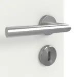 Detailansicht der Oberfläche von Doppelflügeltür 4.5 Weiß RAL 9003 CPL inkl. Zarge - Classen
