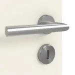 Detailansicht der Oberfläche von CLASSEN Doppelflügeltür Weiß RAL 9010 CPL 4.8 mit Zarge