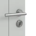 Detailansicht der Oberfläche von Signum 13 Basic Lack Grau RAL 7035 Doppelflügeltür inkl. Zarge - Huga