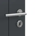 Detailansicht der Oberfläche von Signum 16 Basic Lack Anthrazit RAL 7016 Doppelflügeltür inkl. Zarge - Huga