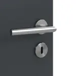 Detailansicht der Oberfläche von Signum 19 Basic Lack Anthrazit RAL 7016 Doppelflügeltür inkl. Zarge - Huga