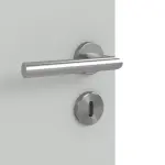 Detailansicht der Oberfläche von Groove 27 ProLine Lack Grau RAL 7035 Doppelflügeltür inkl. Zarge - Hörmann