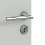 Detailansicht der Oberfläche von Signum 27 Basic Lack Grau RAL 7035 Doppelflügeltür inkl. Zarge - Huga