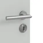 Detailansicht der Oberfläche von Signum 31 Basic Lack Grau RAL 7035 Doppelflügeltür inkl. Zarge - Huga