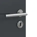 Detailansicht der Oberfläche von Signum 34 Basic Lack Anthrazit RAL 7016 Doppelflügeltür inkl. Zarge - Huga