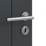 Detailansicht der Oberfläche von Signum 44 Basic Lack Anthrazit RAL 7016 Doppelflügeltür inkl. Zarge - Huga