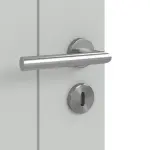 Detailansicht der Oberfläche von Signum 44 Basic Lack Grau RAL 7035 Doppelflügeltür inkl. Zarge - Huga