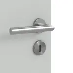 Detailansicht der Oberfläche von Signum 49 Basic Lack Grau RAL 7035 Doppelflügeltür inkl. Zarge - Huga