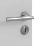 Detailansicht der Oberfläche von Signum 50 Basic Lack Grau RAL 7035 Doppelflügeltür inkl. Zarge - Huga