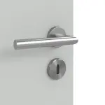 Detailansicht der Oberfläche von Signum 53 Basic Lack Grau RAL 7035 Doppelflügeltür inkl. Zarge - Huga