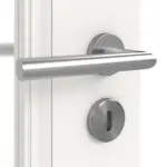 Detailansicht der Oberfläche von Kontur 2 LA Classic Weißlack Doppelflügeltür inkl. Zarge - Huga