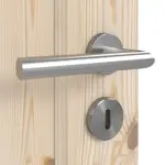 Detailansicht der Oberfläche von Typ 6002 Kiefer Massivholz Doppelflügeltür inkl. Zarge - Radex