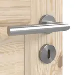 Detailansicht der Oberfläche von Typ 6002-03 Kiefer Massivholz Doppelflügeltür inkl. Zarge - Radex