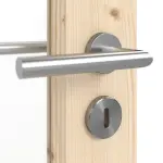 Detailansicht der Oberfläche von Typ 6002-04-LA2 Fichte Massivholz Doppelflügeltür inkl. Zarge - Radex