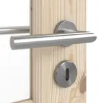 Detailansicht der Oberfläche von Typ 6002-04-SF9 Kiefer Massivholz Doppelflügeltür inkl. Zarge - Radex