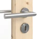 Detailansicht der Oberfläche von Typ 6002-04-SP6 Fichte Massivholz Doppelflügeltür inkl. Zarge - Radex