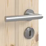 Detailansicht der Oberfläche von Typ 6002-B Kiefer Massivholz Doppelflügeltür inkl. Zarge - Radex