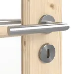 Detailansicht der Oberfläche von Typ 6002-SP10-B Fichte Massivholz Doppelflügeltür inkl. Zarge - Radex