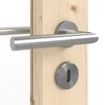 Detailansicht der Oberfläche von Typ 6002-B-LA SPR 62 Fichte Massivholz Doppelflügeltür inkl. Zarge - Radex