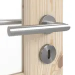 Detailansicht der Oberfläche von Typ 6002-LA SPR 62/R Kiefer Massivholz Doppelflügeltür inkl. Zarge - Radex