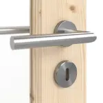 Detailansicht der Oberfläche von Typ 6002-LA SPR 62 Fichte Massivholz Doppelflügeltür inkl. Zarge - Radex