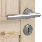 Detalansicht der Oberfläche von Loft V Kiefer Massivholz Doppelflügeltür inkl. Zarge - Radex