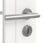 Detailansicht der Oberfläche von Montana 1 LA ClassicLine Weißlack Doppelflügeltür inkl. Zarge - Hörmann